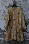 Mutedance 24 Autumn and Winter Loose Flower Dye Button Padded Jacket MD-MD24FW109-GOLD MD24FW110 MD24FW109